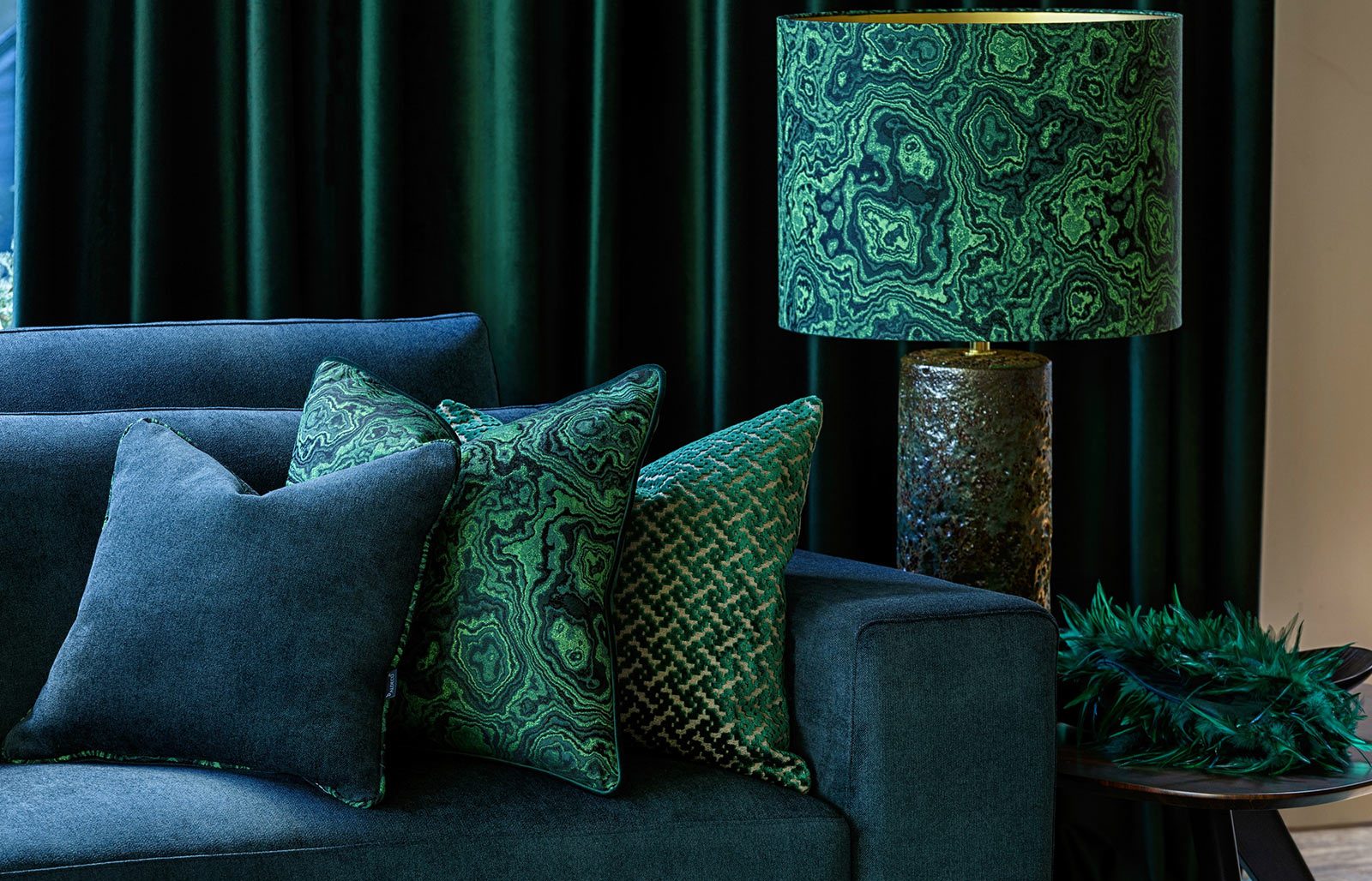 Rich boho velvets from Aldeco’s Rhapsody range Rich boho velvets from Aldeco’s Rhapsody range