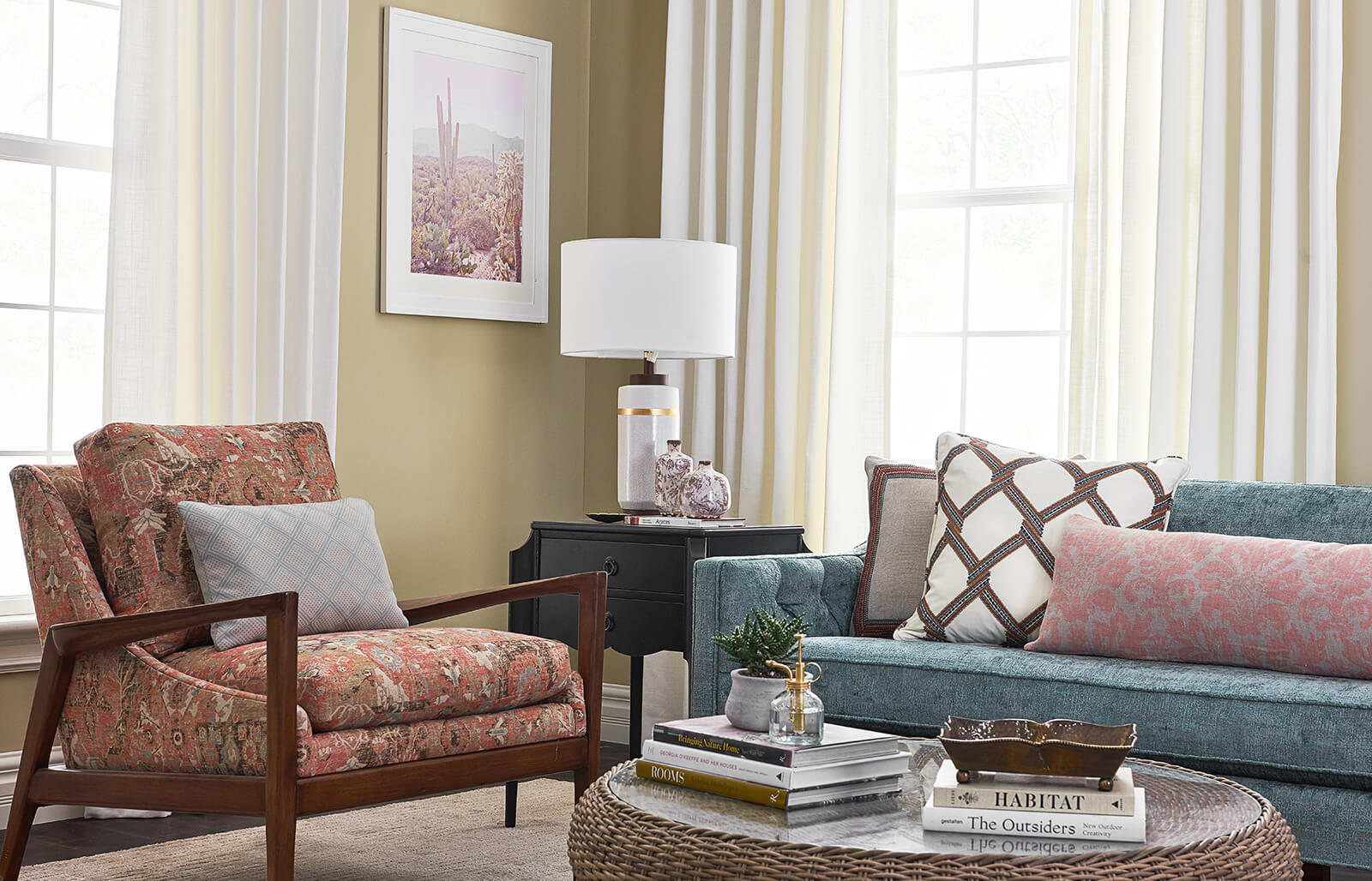 Soft and elegant curtains from Fabricut Soft and elegant curtains from Fabricut