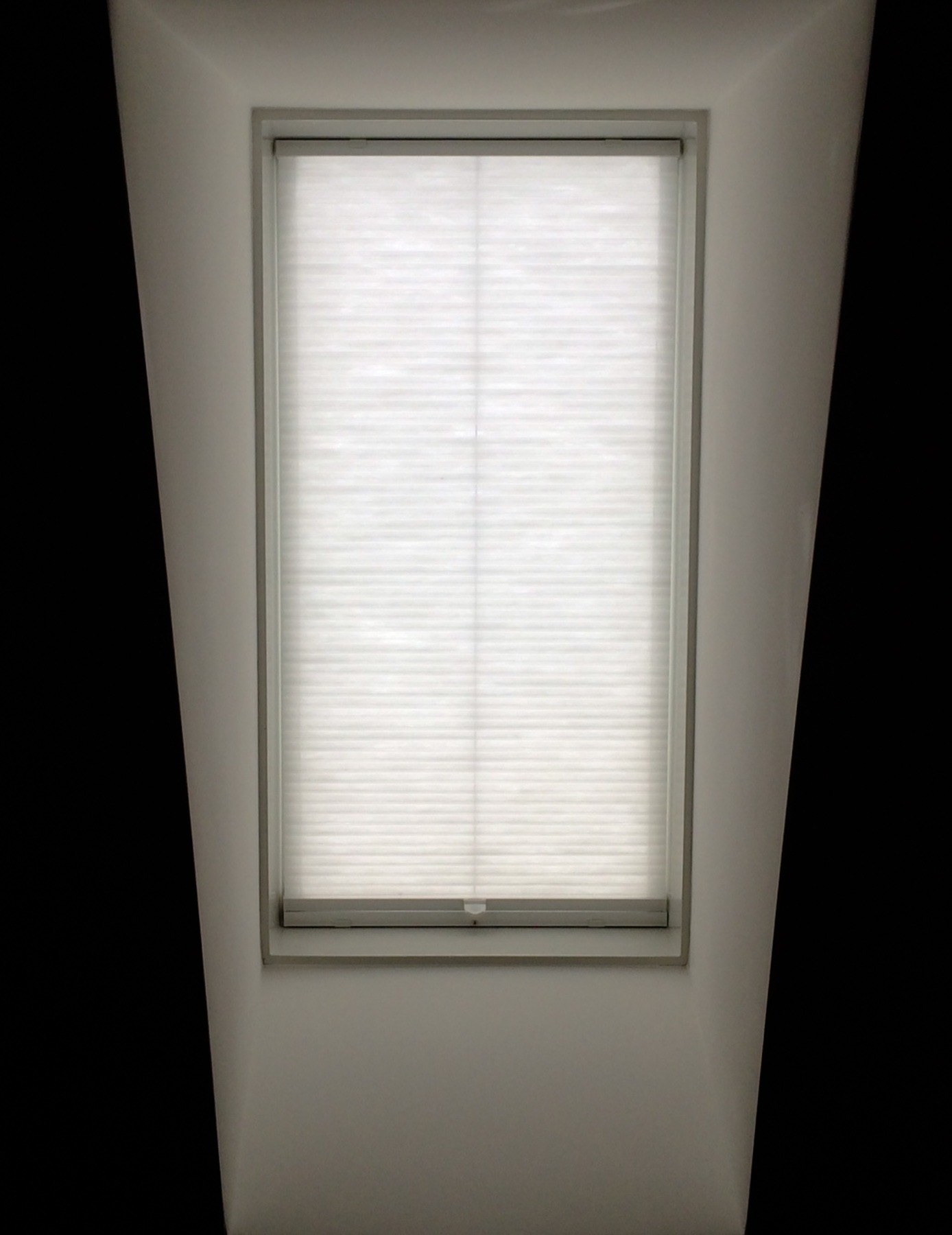Honeycomb skylight blinds