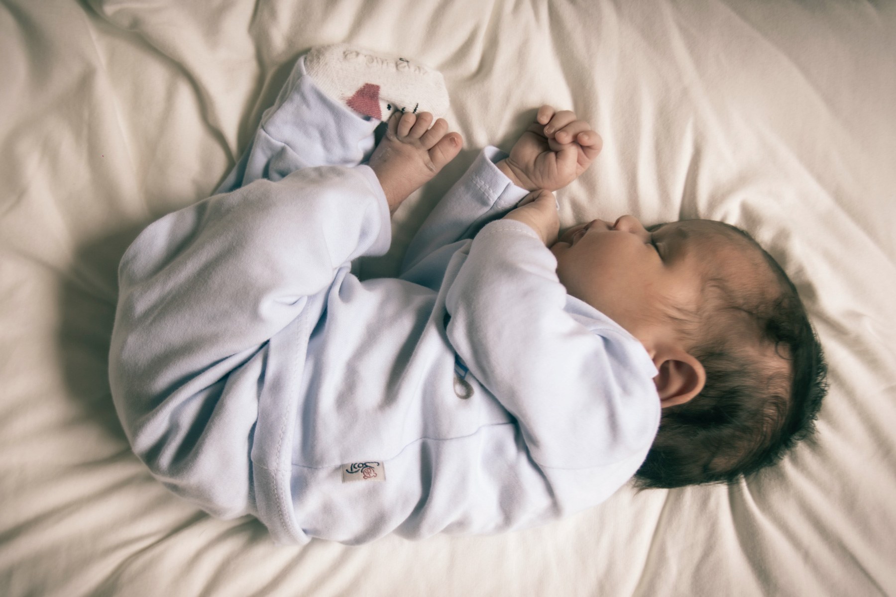 Sleep like a baby… Except for longer than two hours at a time. Photo: Hessam Nabavi