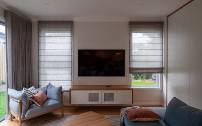 Motorised Roman Blinds in Lilyfield