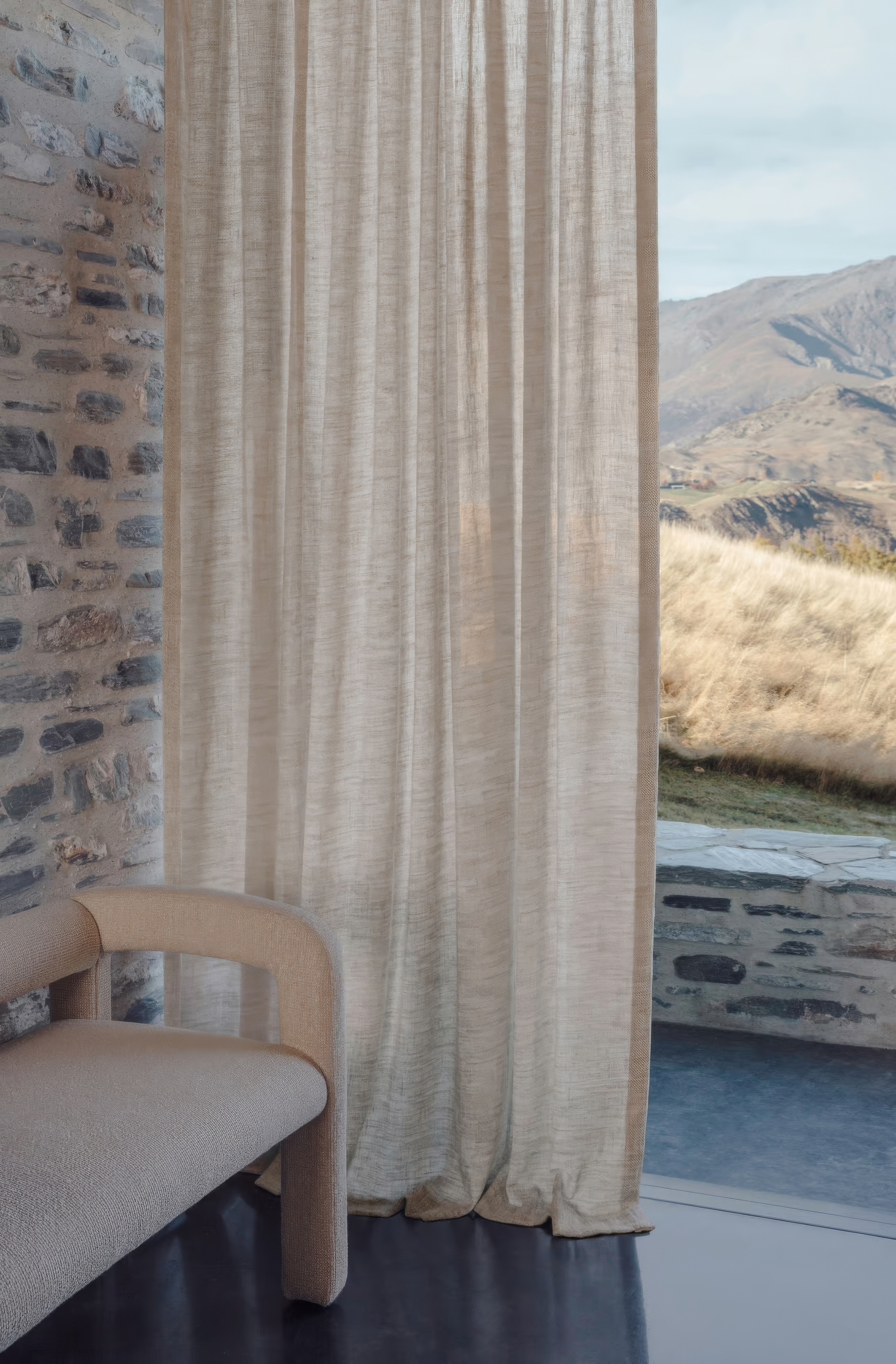 Cozy sophistication with shearling